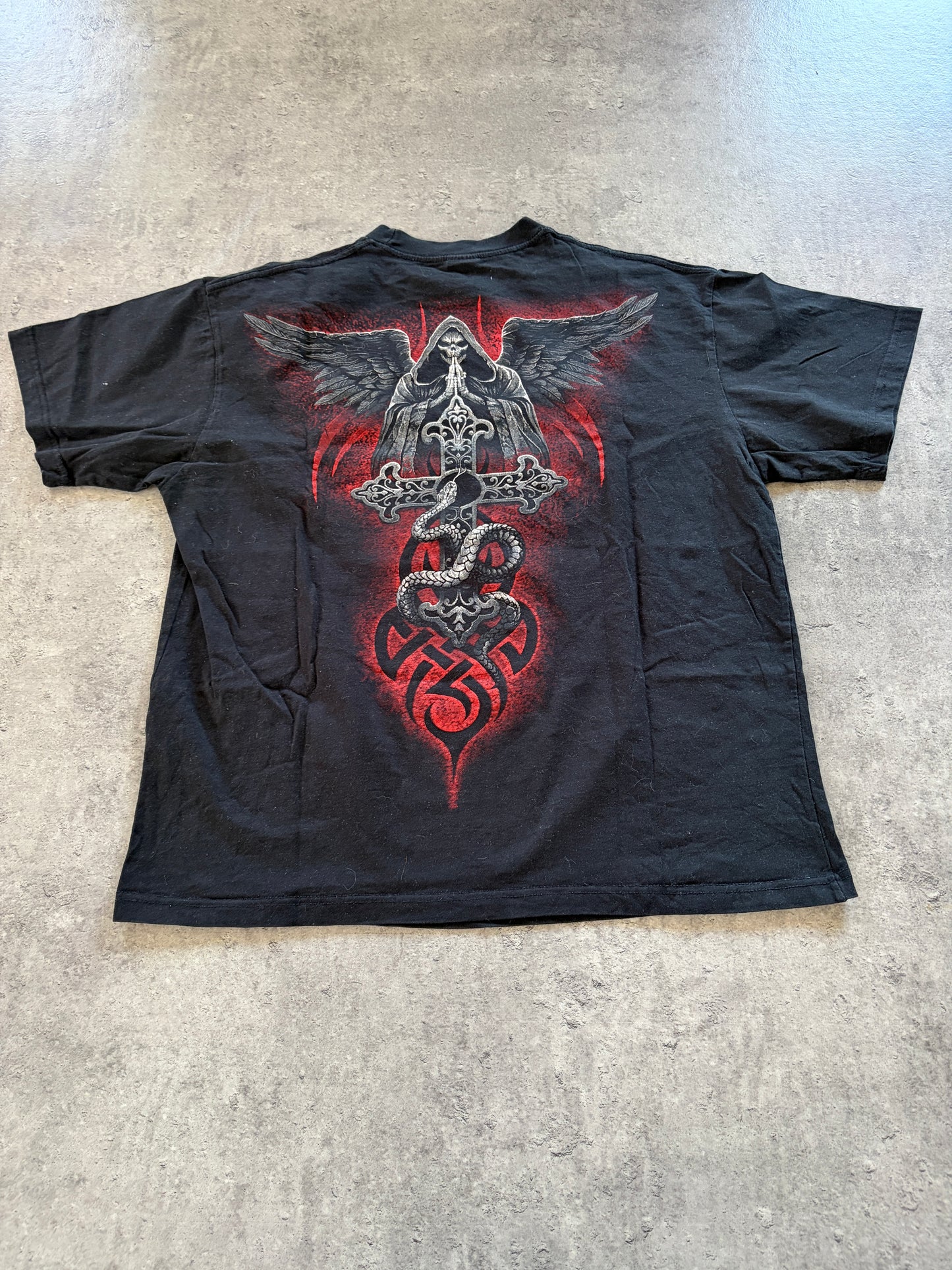Vintage Black T-Shirt Y2k rare