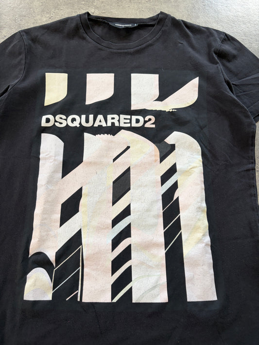 Black Dsquared2 T-Shirt Luxury Baggy Rare