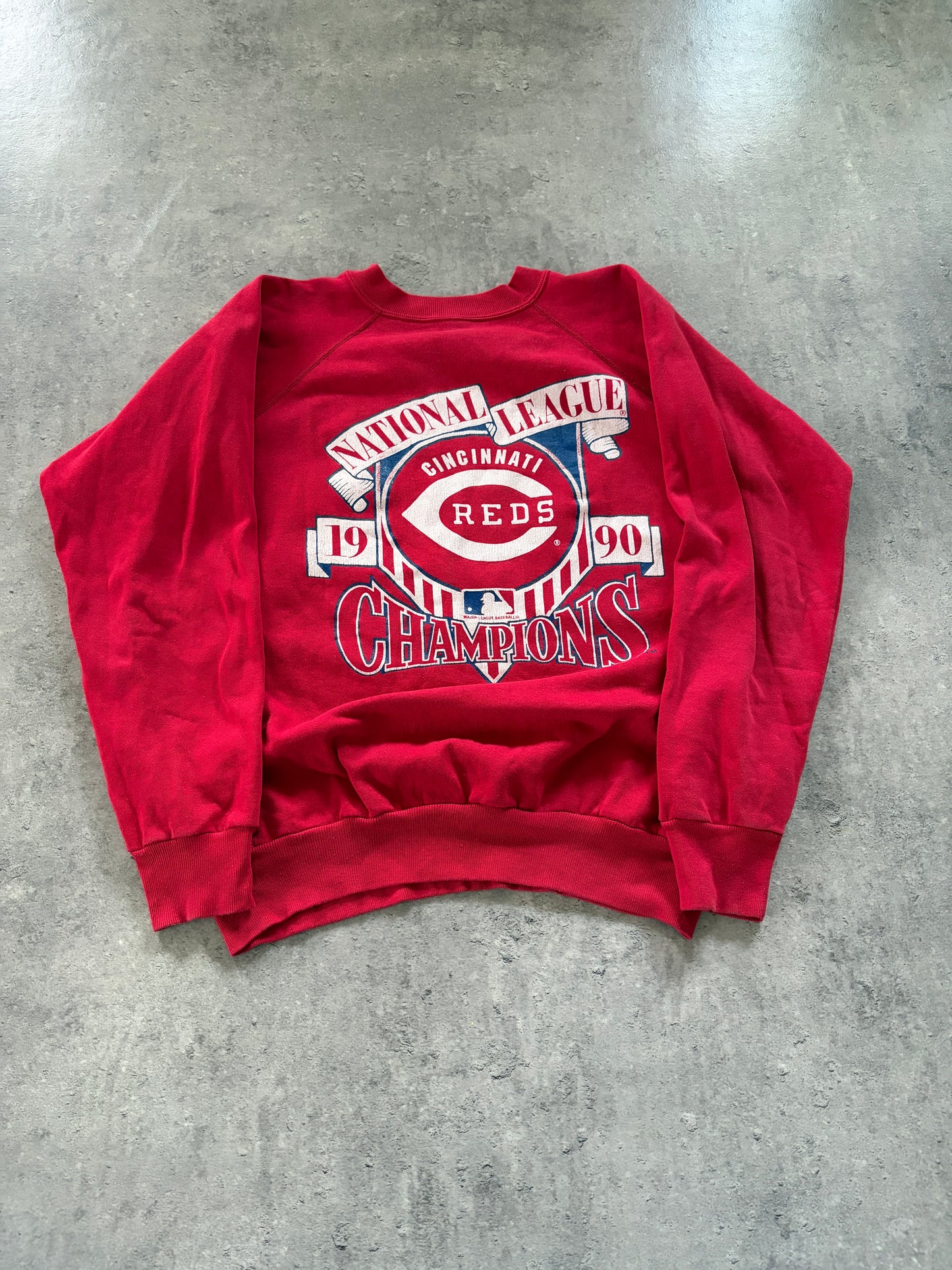 Vintage Crewneck Cincinnati Reds 1990 Rare NFL Promo
