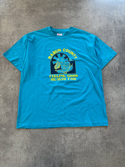 Vintage Blue T-Shirt 1989 Rare USA 90s 00s og