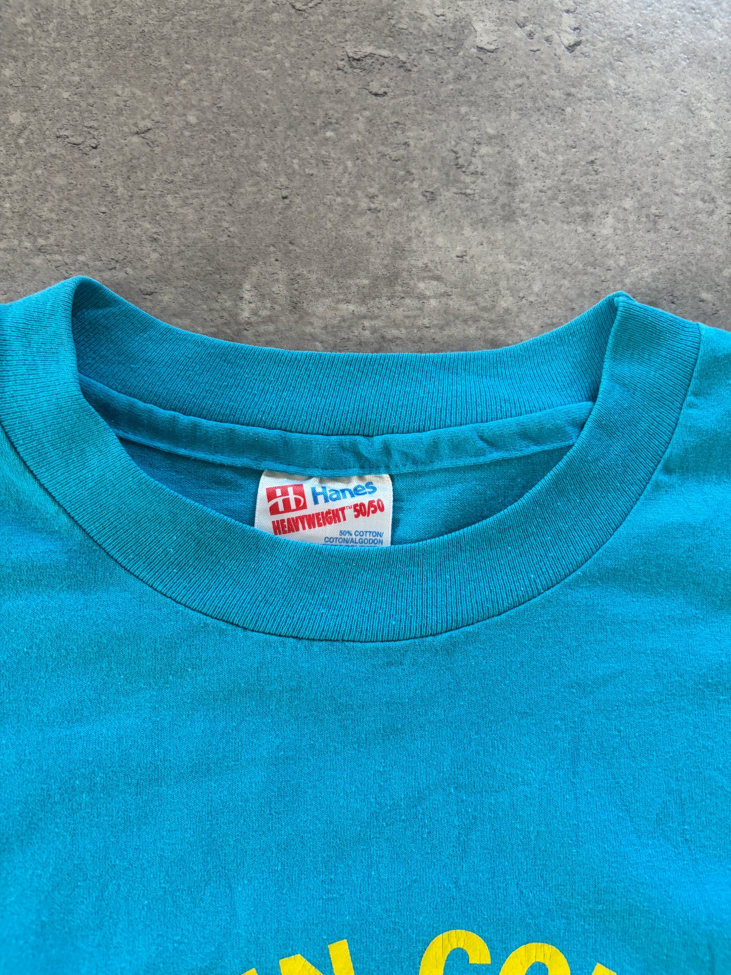 Vintage Blue T-Shirt 1989 Rare USA 90s 00s og