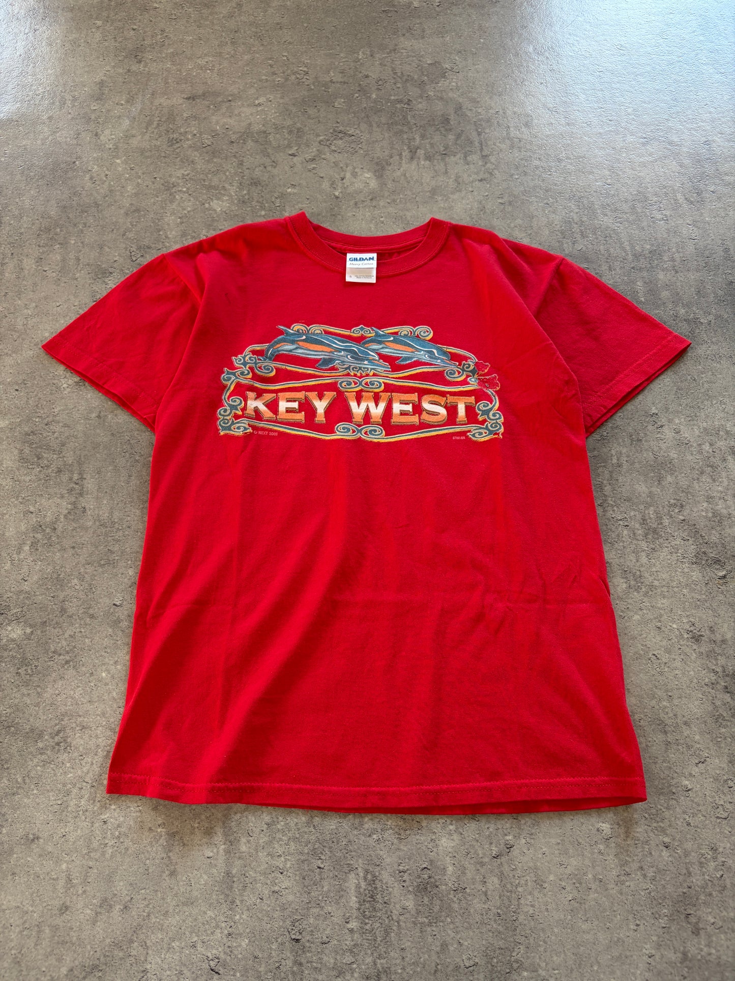 Vintage Red T-Shirt Key West 2008 Promo 90s