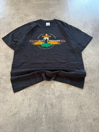 Vintage Black T-Shirt Promo Beer Rare Single Stitch