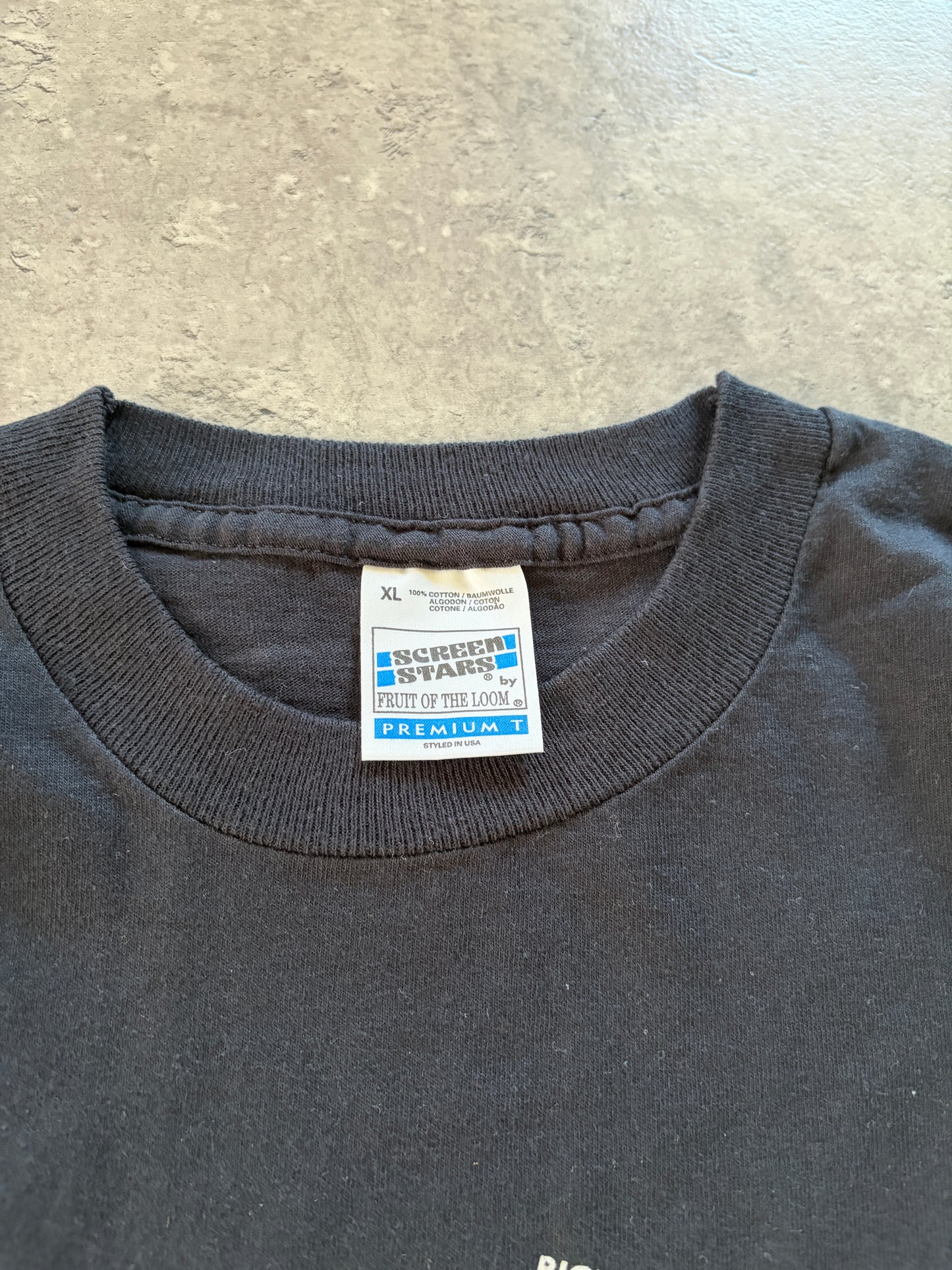 Vintage Black T-Shirt Promo Beer Rare Single Stitch