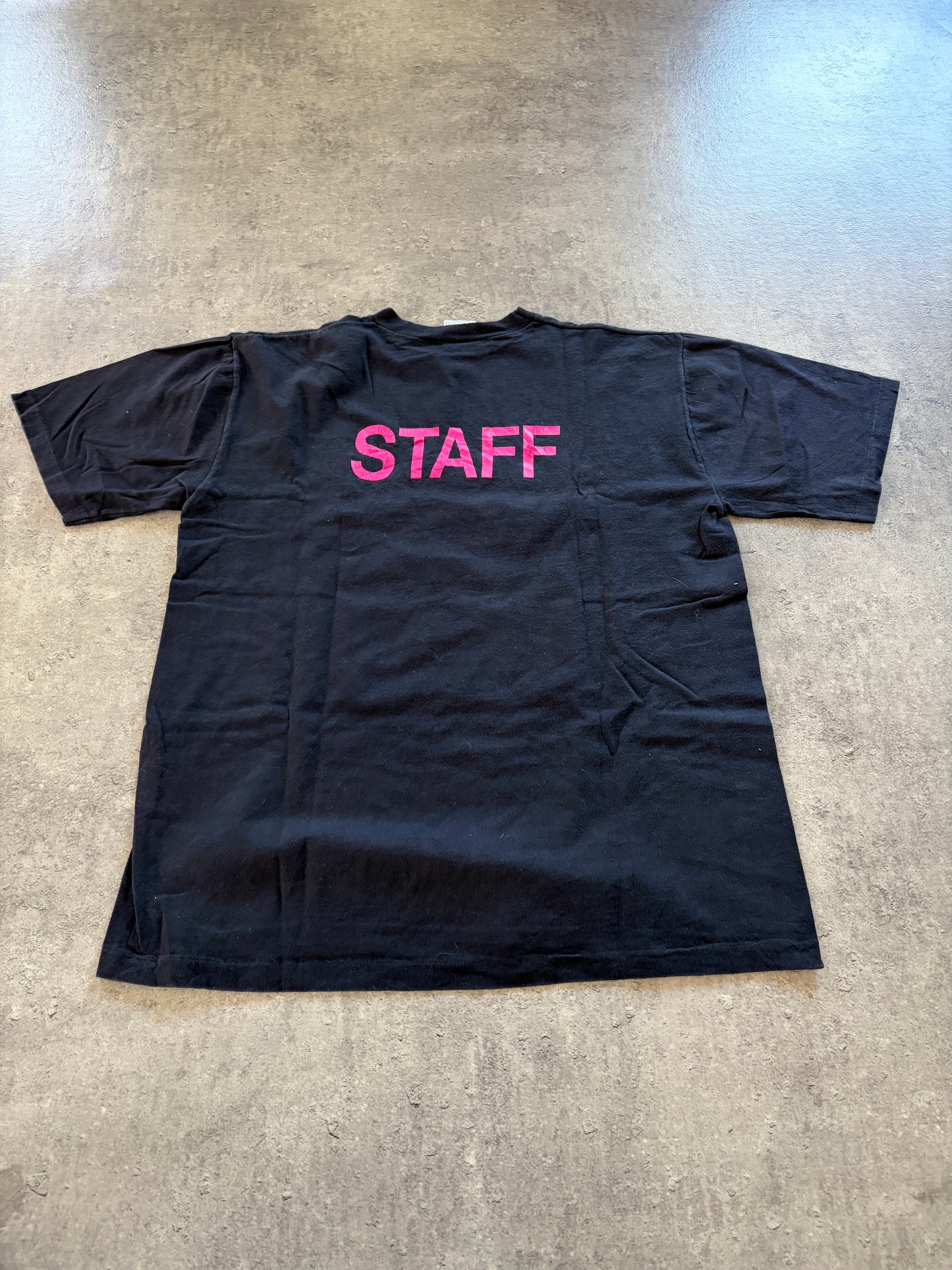 Vintage Black T-Shirt 1990 Promo Rare single stitch