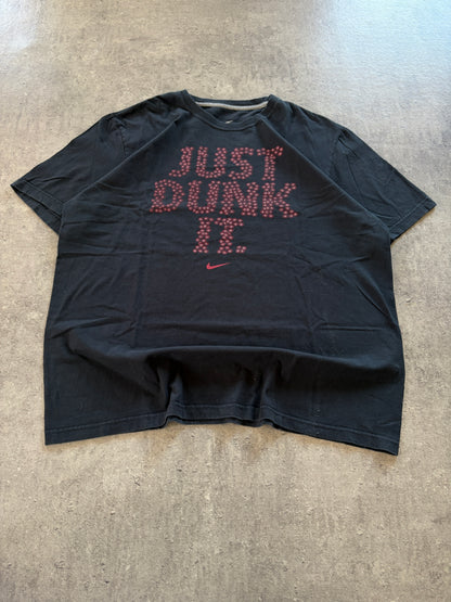 Vintage Black Nike Just Dunk It T-Shirt USA