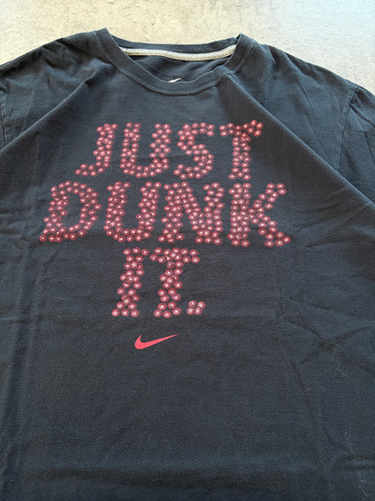 Vintage Black Nike Just Dunk It T-Shirt USA