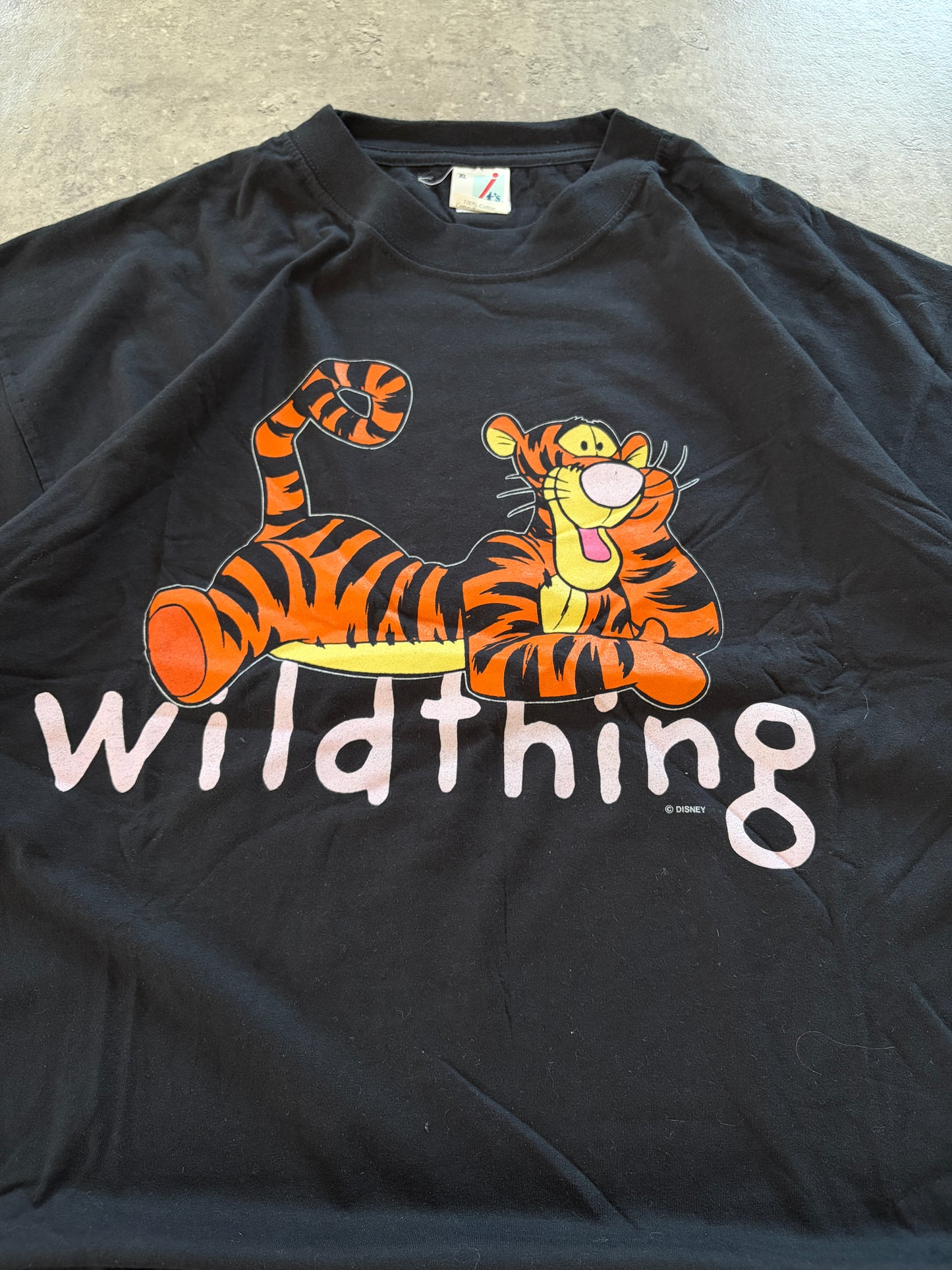 Vintage Black T-Shirt Disney Promo Wildthing 90s