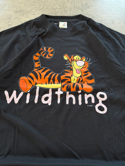 Vintage Black T-Shirt Disney Promo Wildthing 90s