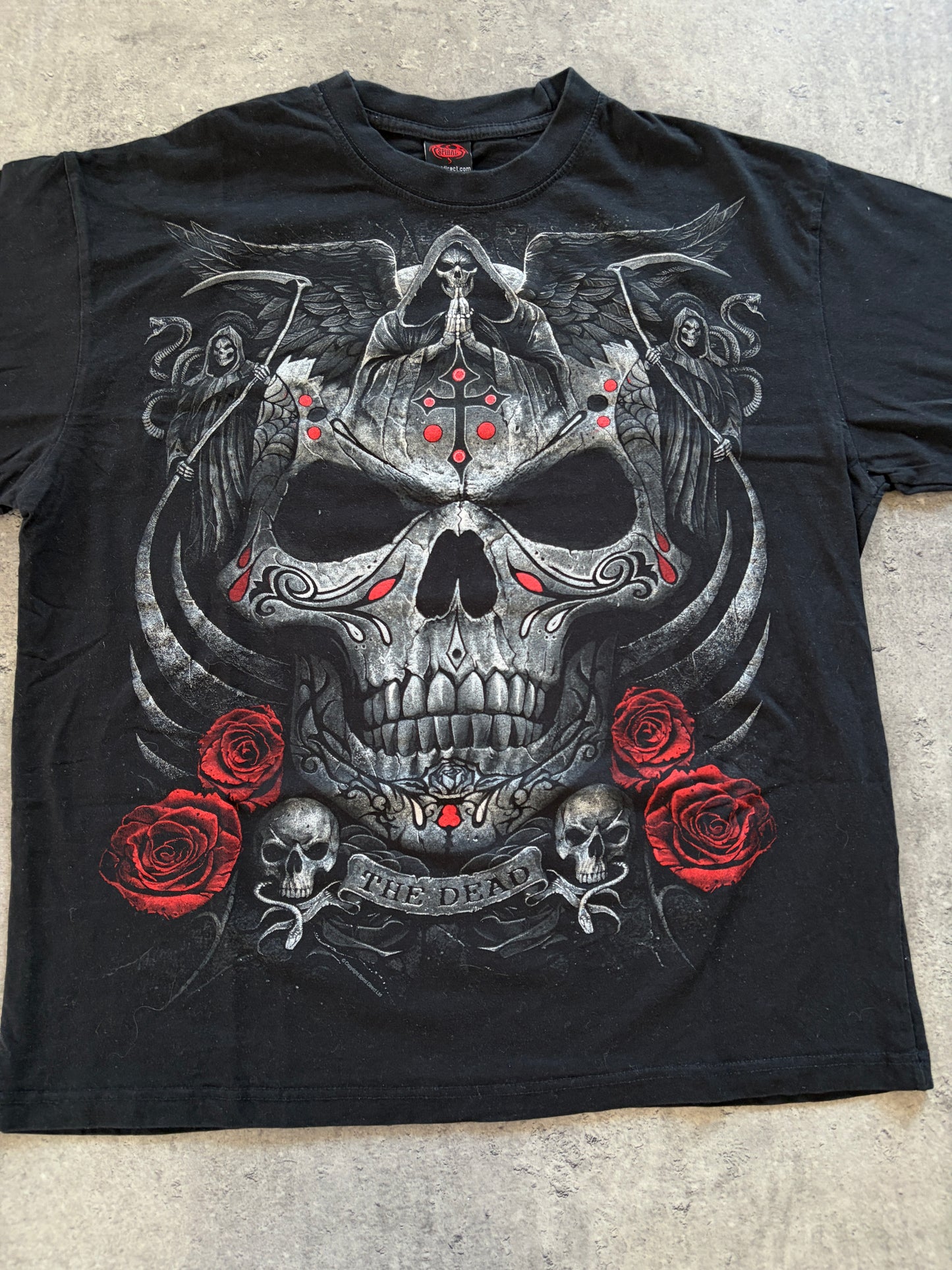 Vintage Black T-Shirt Y2k rare