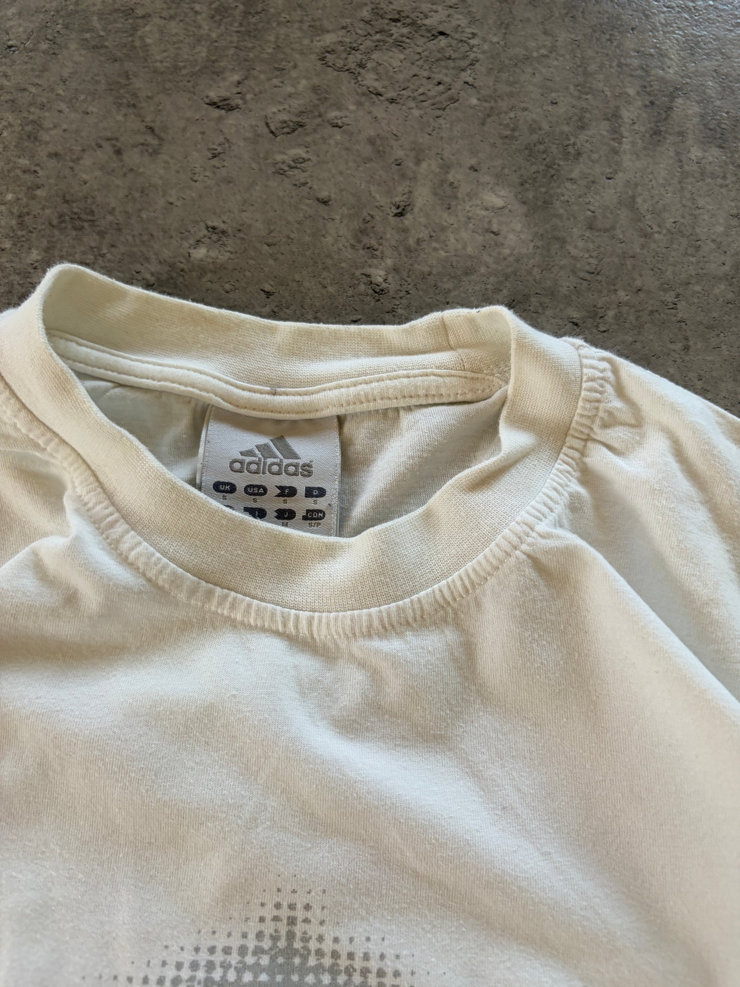 Vintage White T-Shirt Real Madryt Beckham Promo Rare