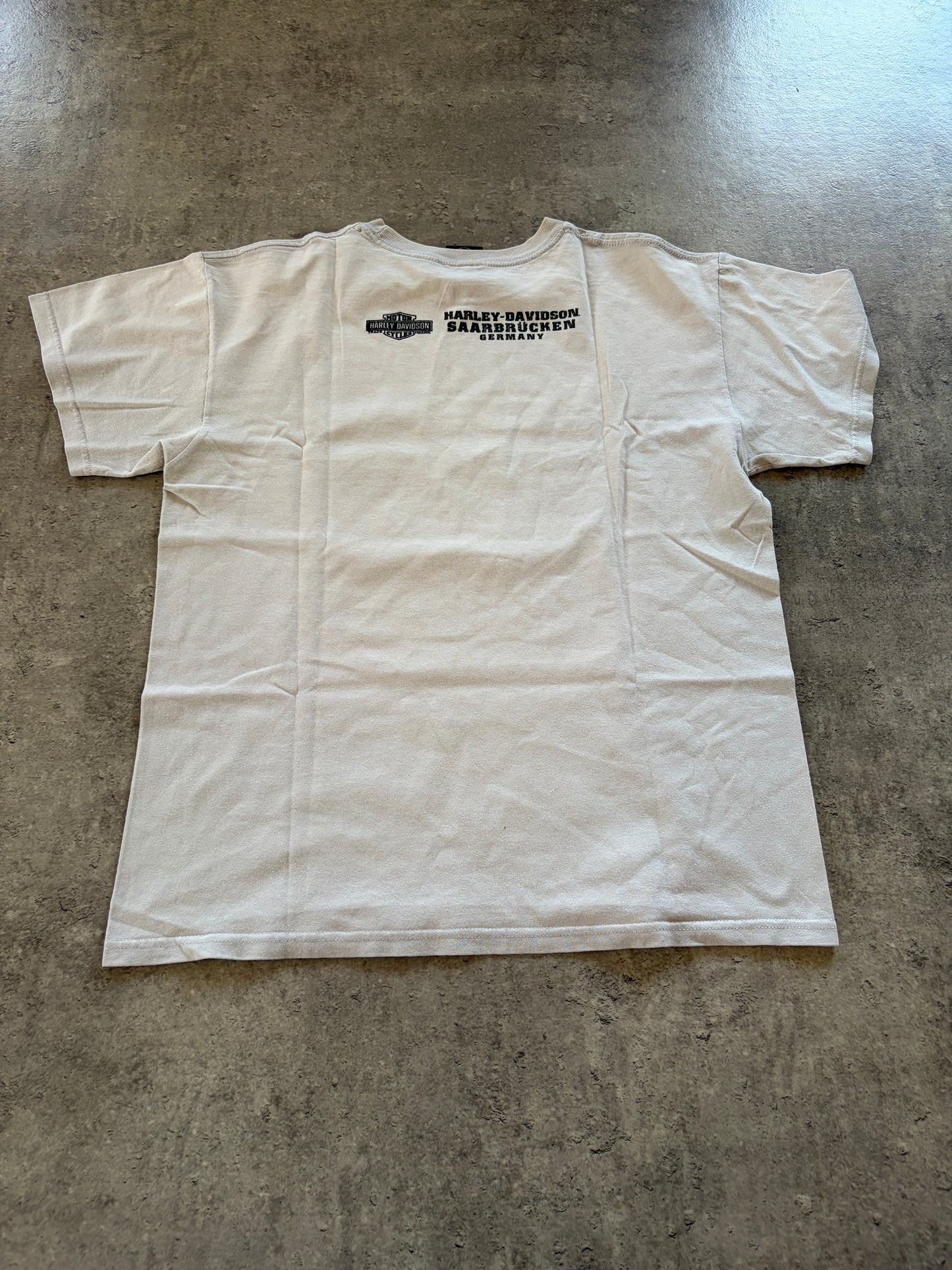 Vintage White Harley Davidson T-Shirt 2015