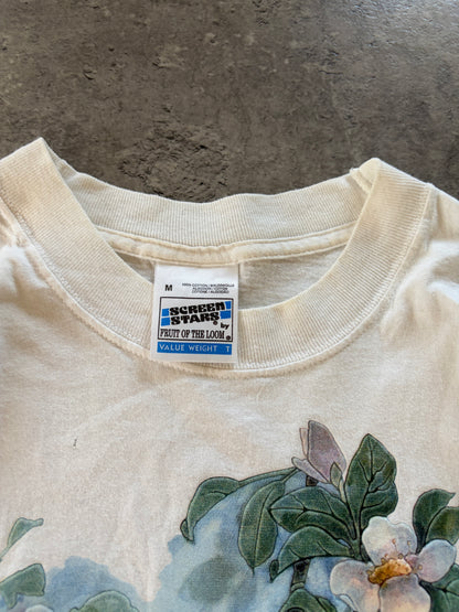 Vintage White T-Shirt Mallorca Single Stitch rare