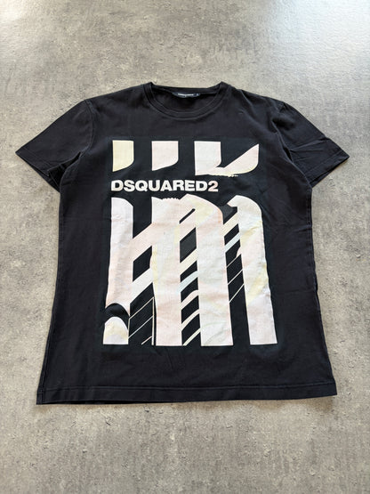 Black Dsquared2 T-Shirt Luxury Baggy Rare