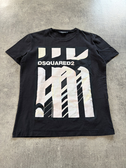 Black Dsquared2 T-Shirt Luxury Baggy Rare