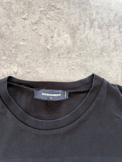 Black Dsquared2 T-Shirt Luxury Baggy Rare
