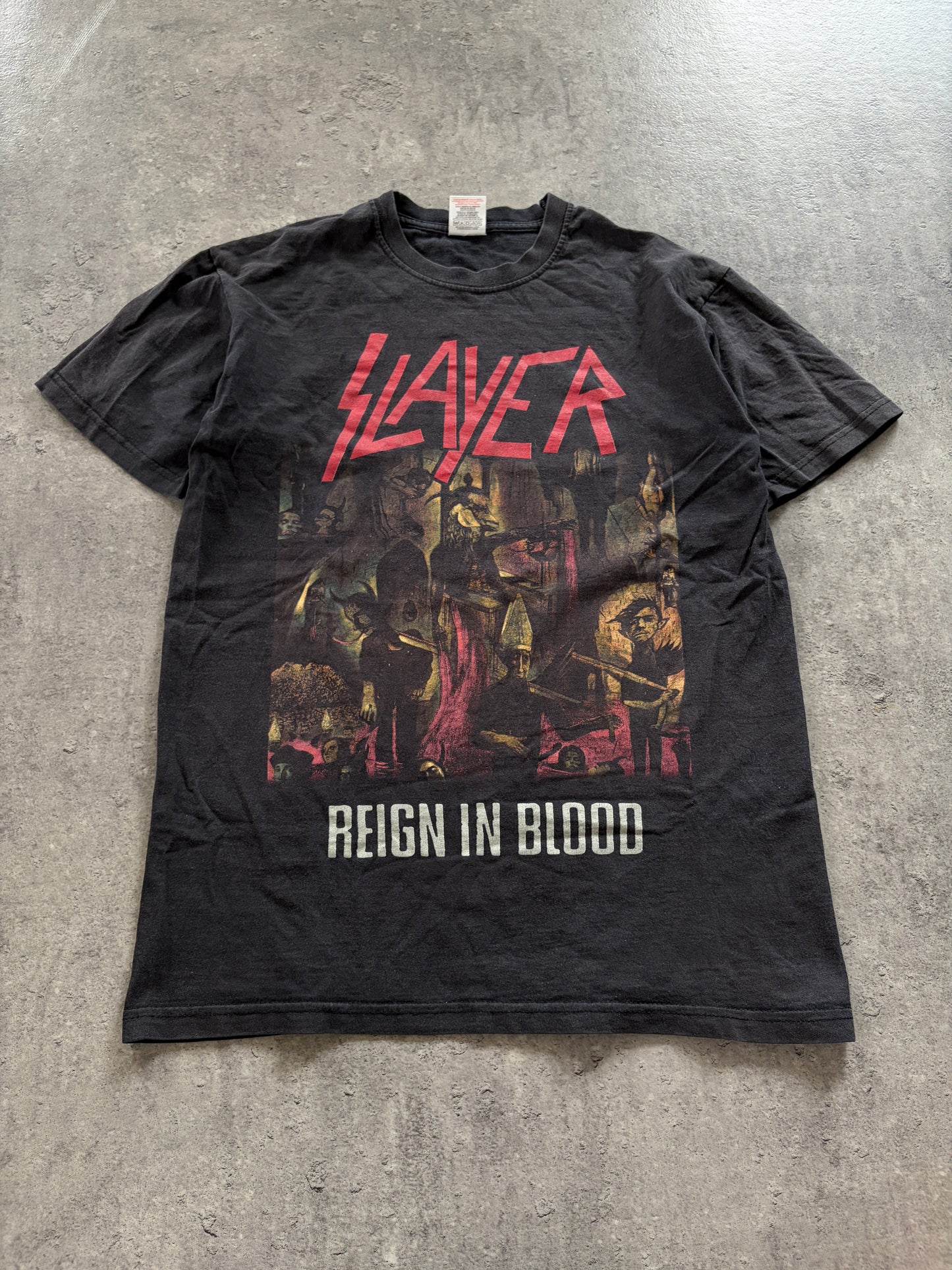 Vintage Black Slayer Reign In Blood Tee