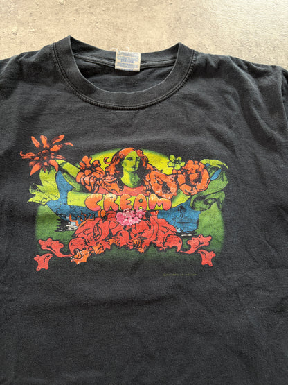 Vintage Black Cream 2000 Tee Og 00s