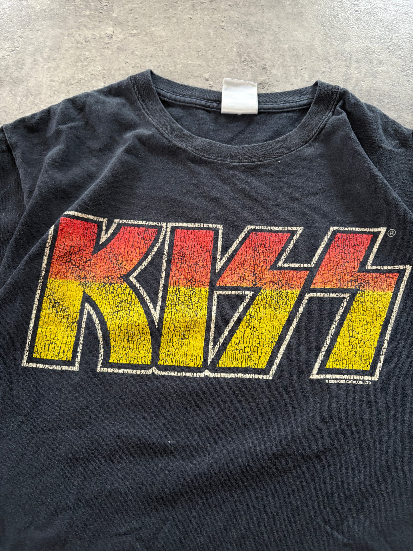 Vintage Black Kiss 2003 Tee Rare