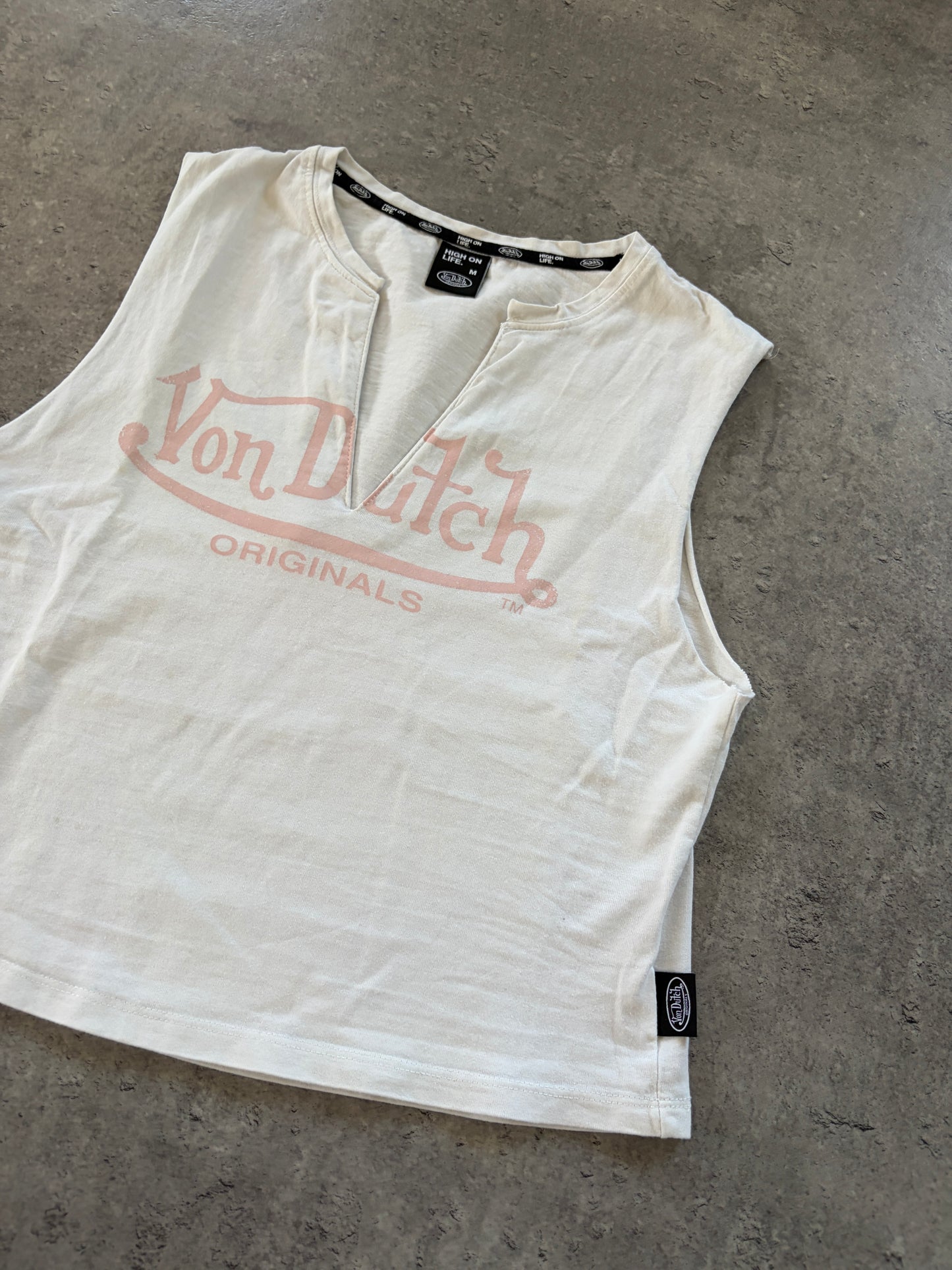 Von Dutch Crop Tee y2k