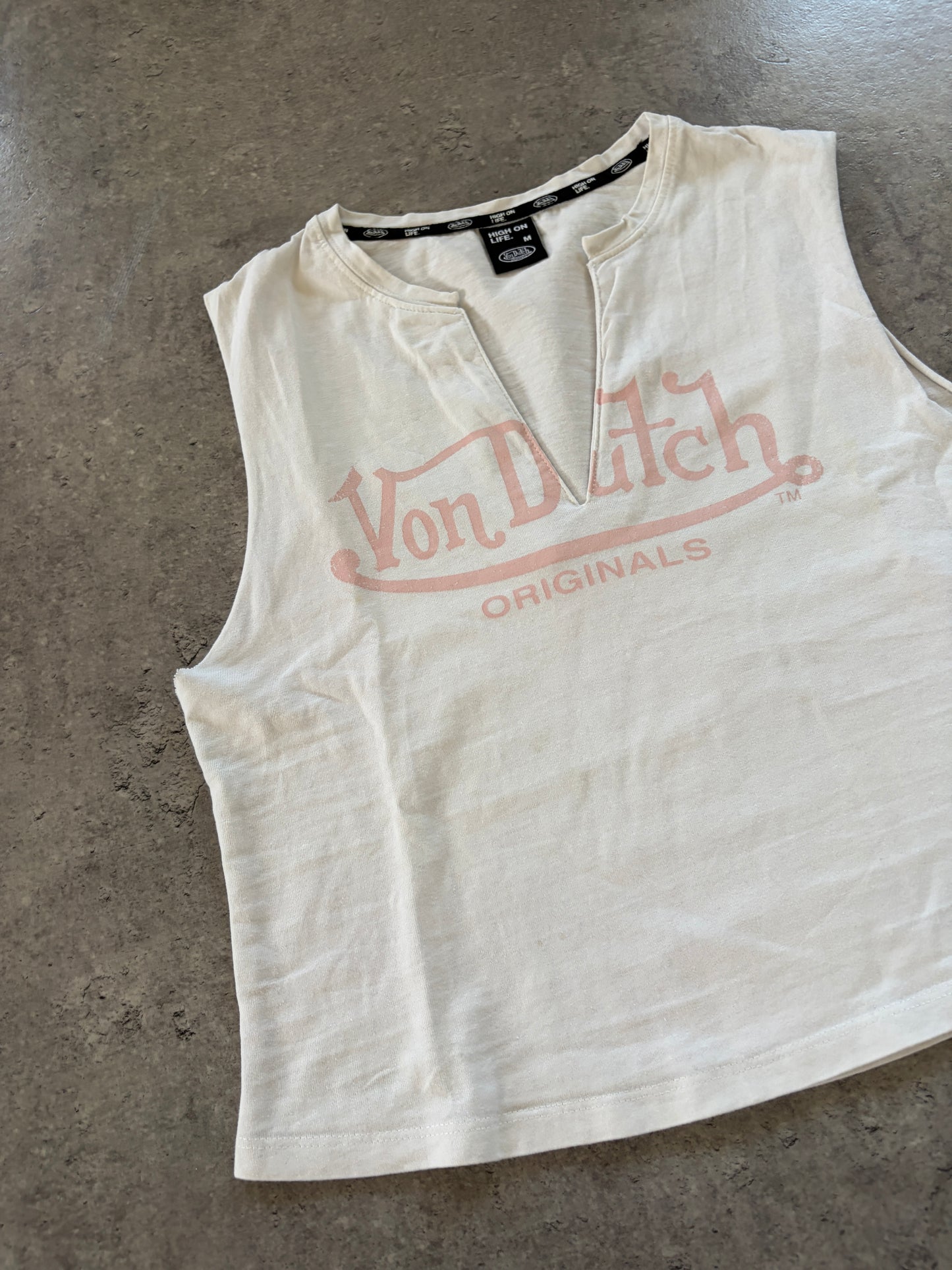 Von Dutch Crop Tee y2k