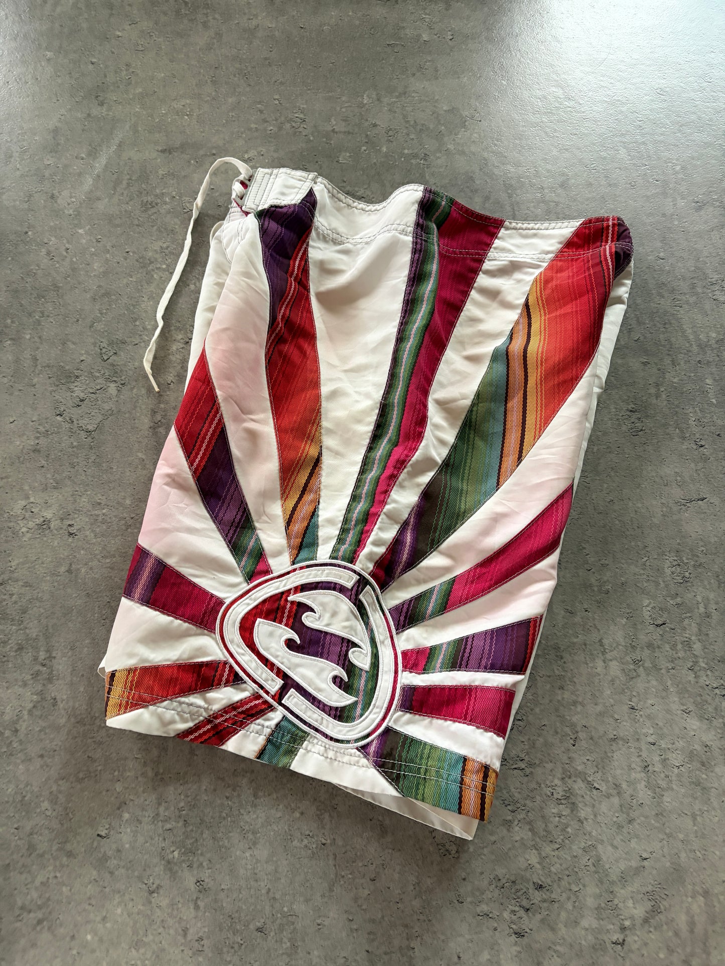 Vintage 90s Billabong Shorts Andy Irons Rising Sun