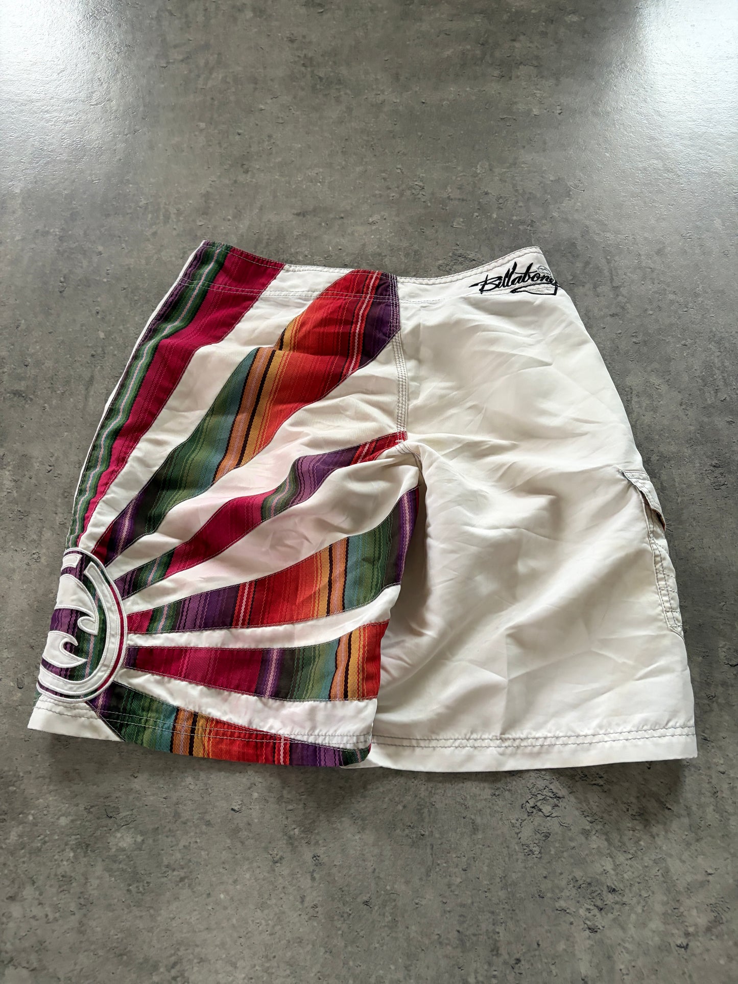 Vintage 90s Billabong Shorts Andy Irons Rising Sun