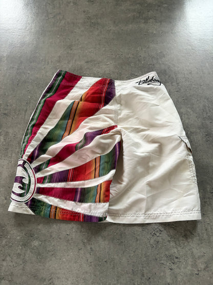 Vintage 90s Billabong Shorts Andy Irons Rising Sun